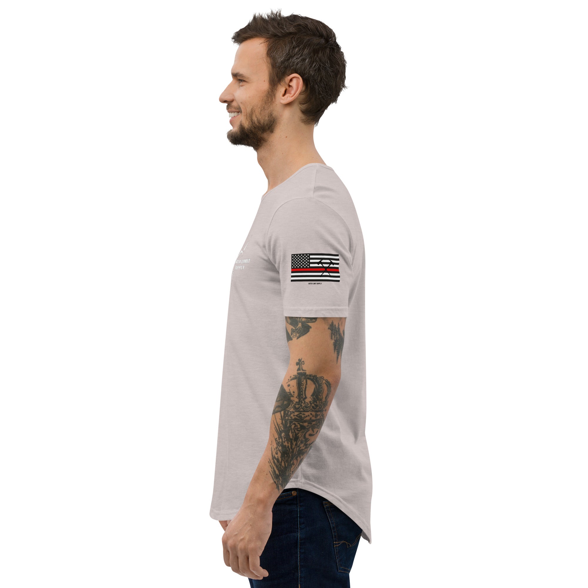 OLS Thin Red Line Traditional Tee